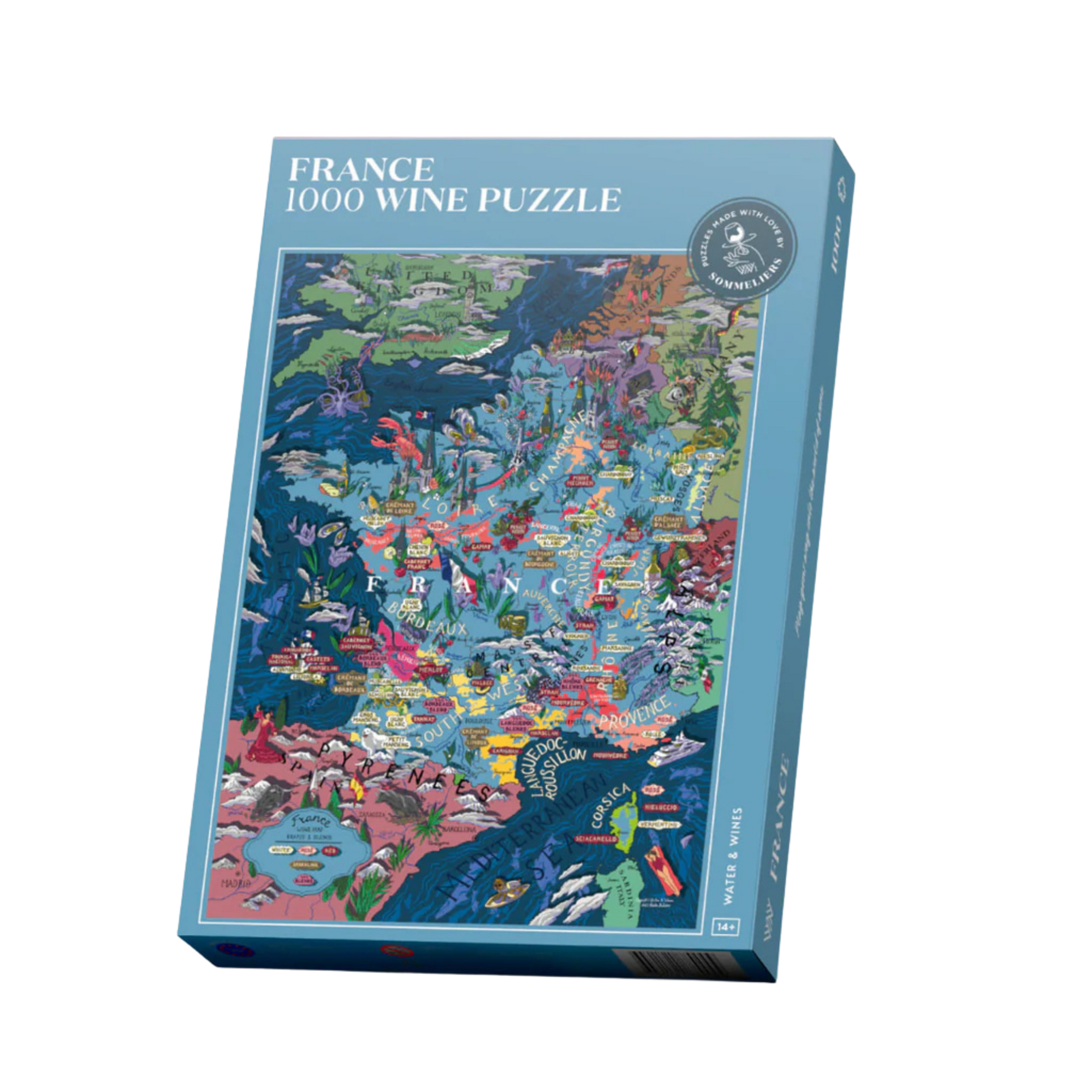 Blanco Bungalow Ericeira, Portugal Water & Wines France Wine Puzzle