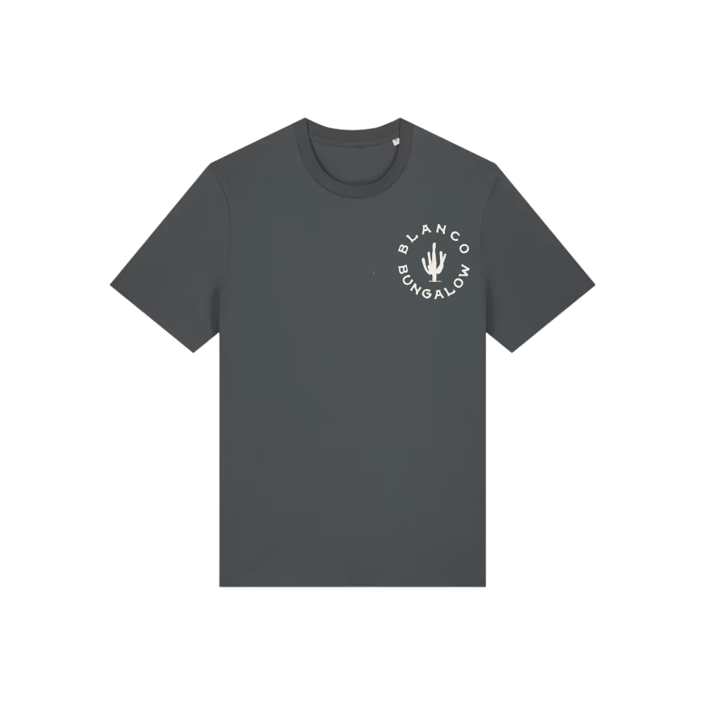 Blanco Bungalow Ericeira Portugal Kooks Only Tee in Anthracite